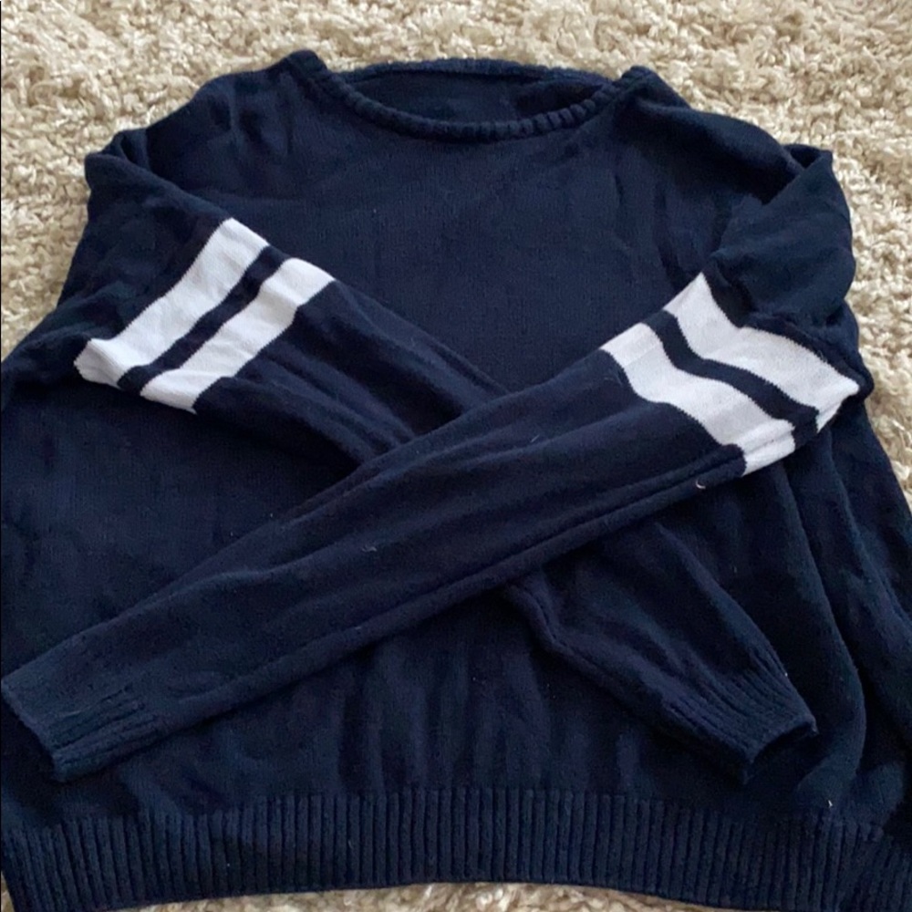 Navy blue brandy melville sweater